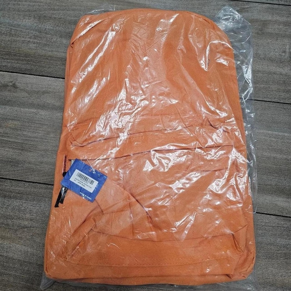 K-Cliffs Orange Backpack Lightweight Daypack Travel School Outdoor Bag - NWT